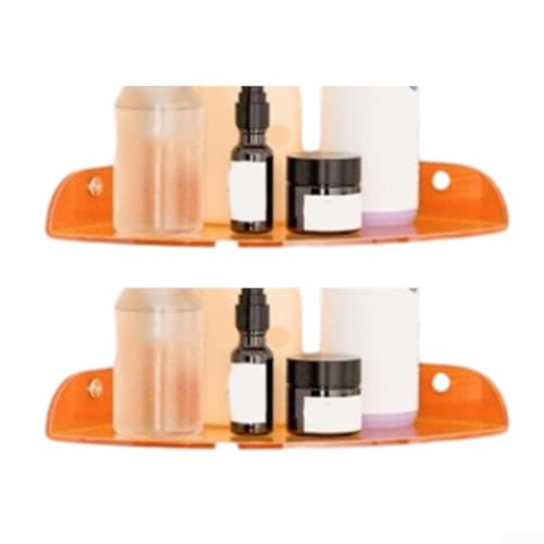 Étagère d'angle acrylique irisé blanc (lot de 2) gain de place - 8