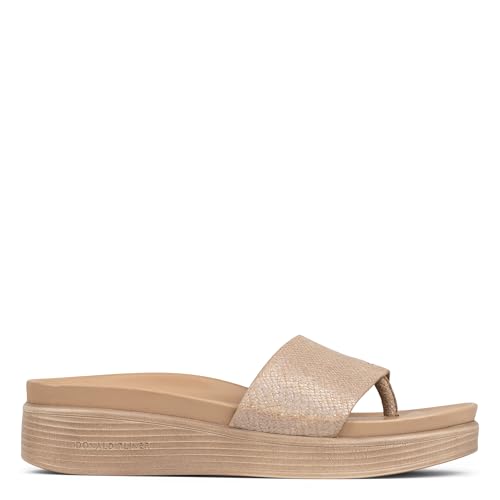Image of Donald Pliner Women's Fifi Slide Sandals, Women's Summer Sandals, Women's Shoes, Comfortable Open-Toe Casual Flats