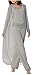 Plus Size Chiffon Mother of The Bride Pantsuits 3 Pieces Outfits Long Sleeve Silver