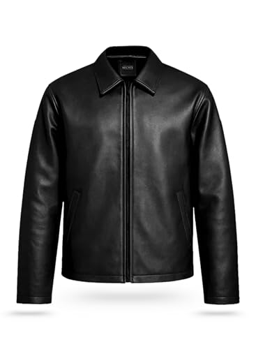 Image of Midnight Luxe Leather Jacket for Men | Premium Stylish Outerwear | Soft Comfortable Fit | Durable & Trendy Design
