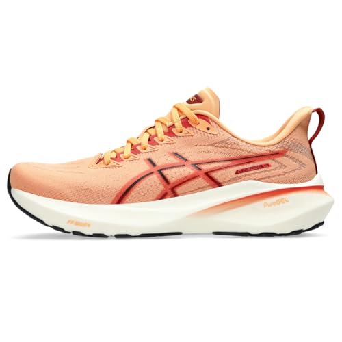 ASICS Men's GT-2000 13 Running Shoes, 9, Faded Orange/Desert RED