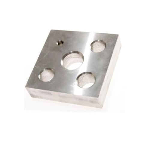 Kimble Chase 720200-0001 Heating Block for Standard Taper Size 14/10 Kit, Solid Bottom, 0.75" Height, 3" Width, 3" Length