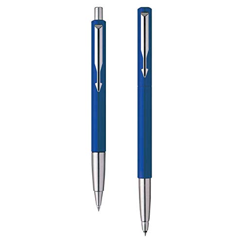 Parker Vector Standard Roller Ball Pen and Ball Pen – Blue Body Parker Vector Standard Roller Ball Pen and Ball Pen – Blue Body