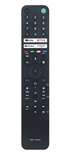 Rmf-Tx520P Replacement Smart Voice Remote Control Compatible With Sony Smart 4K Ultra Hd Tv Kd-43X80J Kd-50X80J Xr-55A80J Kd-55X80J Kd-55X85J Kd-65X80J Kd-65X85J Kd-75X85J Xr-55X90J Xr-65A80J #TOP15