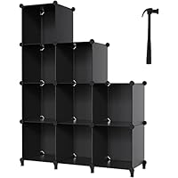 HOMIDEC Portable Wardrobe Cube Closet with Clothes Hanging Rails, 14\"x18\" Deeper Cube