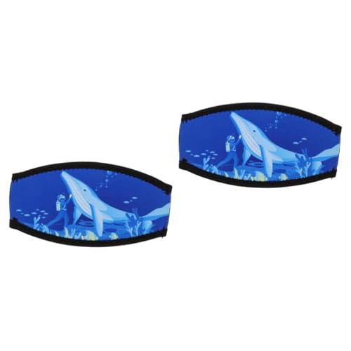 Almohadilla de la correa tela de buceo UKCOCO protector para gafas de snorkel