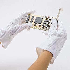 Amazon Co Jp サンワサプライ 静電気防止手袋 Tk Se8 産業 研究開発用品