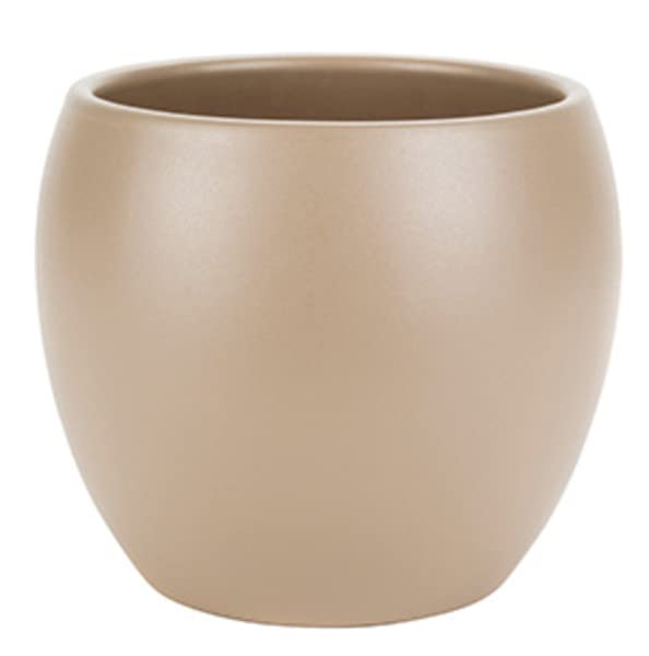 SMPLY. Macetero Decorativo Redondo de Cerámica para Plantas Interior y Exterior...