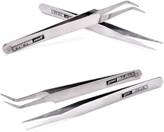 2Pcs/set Stainless Steel Women Lady Hair Removal Eyebrow Tweezer Beauty Makeup Tools