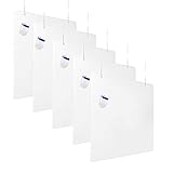 💡 Cinco Mamparas Colgantes de METACRILATO altamente resistente y de altísima calidad, tamaño 120 x 80 cm, 3 mm de grosor