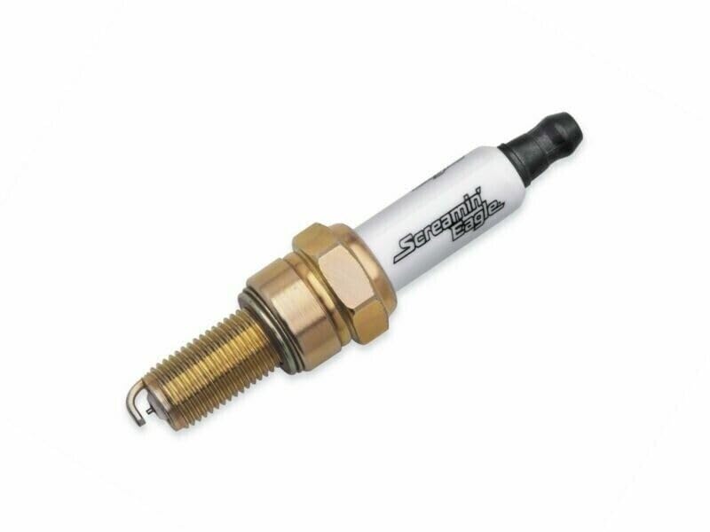 COPPIA Candele Screamin Eagle 31600105 High Performance per Compatibile con HARLEY Sportster Forty Eight Iron Nightster Custom Low Dyna Glide Street Bob Softail Fat Boy Electra Glide Road...