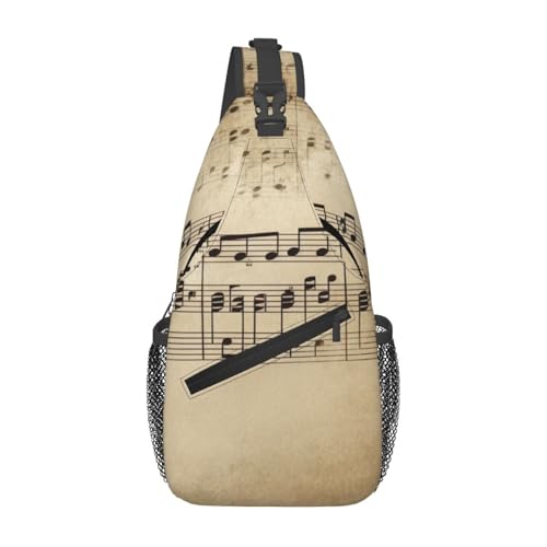 Mochila de pecho cruzado para hombre negra urbana miniatura 1