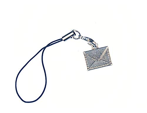 Miniblings Letter Mobile Cell Phone Charm Pendant Jewellery Envelope Author Writing Paper