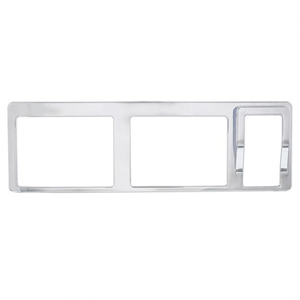 Replacement for Peterbilt 579 Year 2019 Chrome Upper Horizontal Rocker Switch Trim by Technical Precision