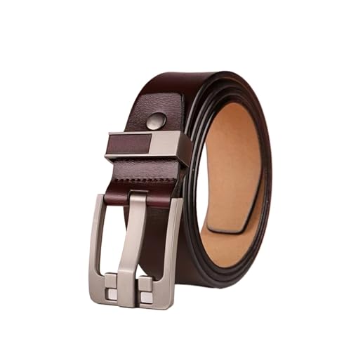 Men's Classic Vintage Leather Belt Adjustable Dress Belt For Business, Work, Jeans For Business