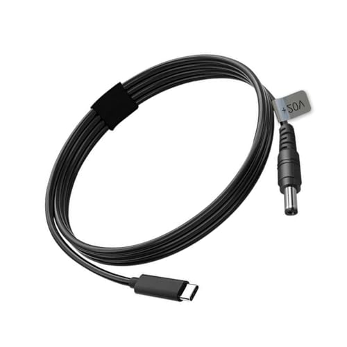 Cable de carga USB C a CC de 10 metros en cobre y caucho con chip PD