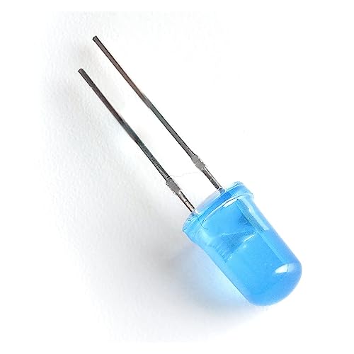 5 PCS LED Diode 5MM Blue Green Orange Red White Yellow F5 Led Light Emitter (Blue)