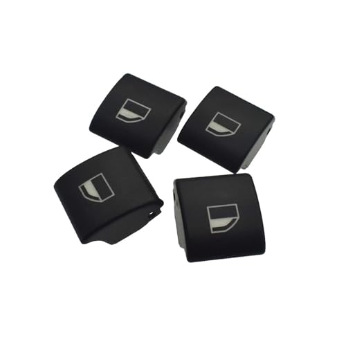 Commutateur de fenêtre de voiture pour BMW E46 Série 3 X5 X3 - Lot de 4 couvercles de bouton de remplacement