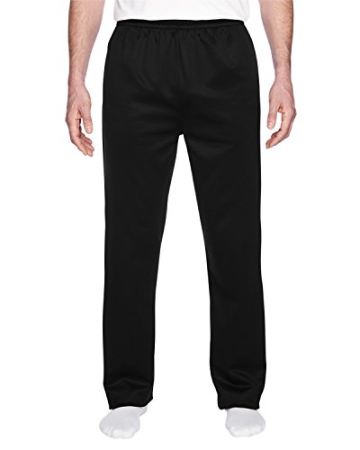Jerzees 6 oz. Sport Tech Fleece Pant, Medium, BLACK