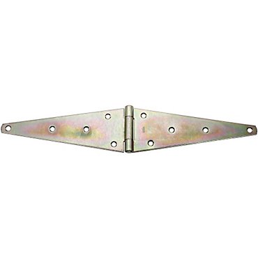 282BC 12" Heavy Strap Hinge - Zinc Plated