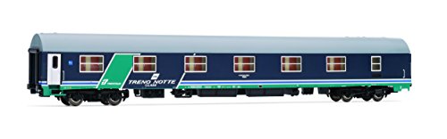Rivarossi- Schlafwagen Typ MU 73 der FS, XMPR-Farbgebung Model Railway rotabile, Colore Blu/Grigio, HR4242