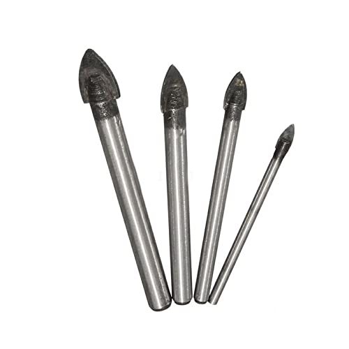 NUSHKI 4 piezas brocas para azulejos, mármol, vidrio y cerámica para herramientas eléctricas miniatura 1
