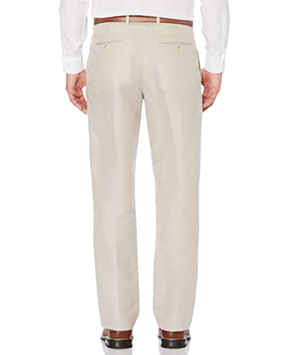 Perry Ellis Men's Flat Front Linen Blend Dress Pants2