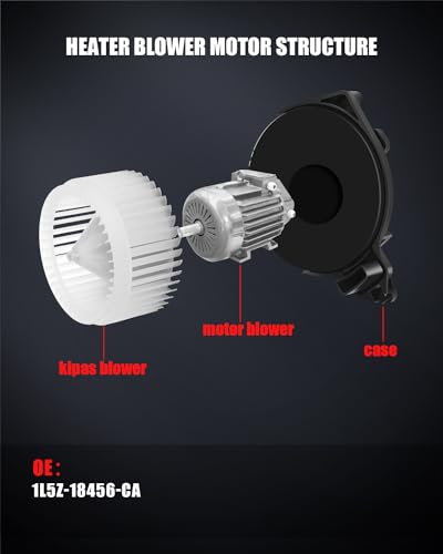 Image of HVAC Heater Blower Motor Compatible for Ford for Ranger 1998-2011 for Ford for Explorer 1995-2001 for Mercury for Mountaineer 1997-2001, Replace# 1L5Z 18456 CA 700019