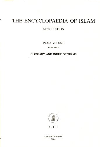  The Encyclopaedia of Islam: Glossary and Index of Terms Livre PDF Gratuit
