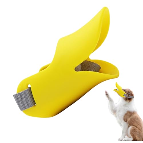 Maulkorb Für Hunde, Entenschnabel-Typ, Anti Biss Ente Mund Form Hund Mundabdeckungen Anti Rall Haustier Mund Set Anti-Bell- Und Anti-Fress-Maske, Silikon-Maulkorb Für Kleine Hunde