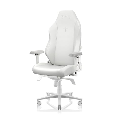 Secretlab Titan Evo NanoGen Pure White Gaming Chair - Recling - Ergonomic & Comfortable Computer Chair with 4D armrests - Magnetic Head Pillow & 4-Way Lumbar Support - Leatherette
