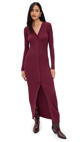 STAUD Women's Maxi Shoko Sweater Dress