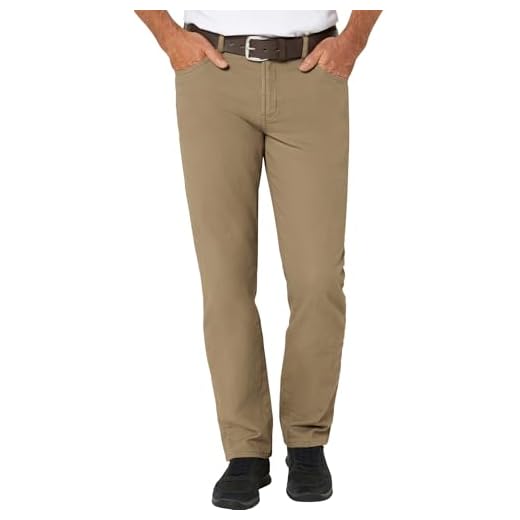 Tom Ramsey Herren Thermohose, Jeans Herren mit warmen Thermoinnenfutter, mit Strech in bequemen Regular Fit Schnitt, Beige, Gr. 26