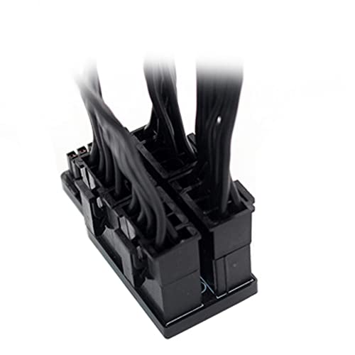 Conector modular PCIe 5.0 de 16 pines a 4 ATX 8 pines con codo de 90 grados para GPU 4080 5