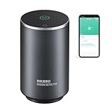 WiFi Radon Detector, Home Radon Monitor with Pulse Ion Chamber Sensor, Integrated Sound and Light Alarm, Short-Term and Long-Term Monitoring