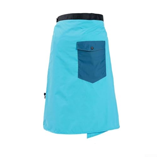 Falda de lluvia ultraligera de nailon para actividades al aire libre, falda impermeable para senderismo y camping, fácil de empacar y transportar