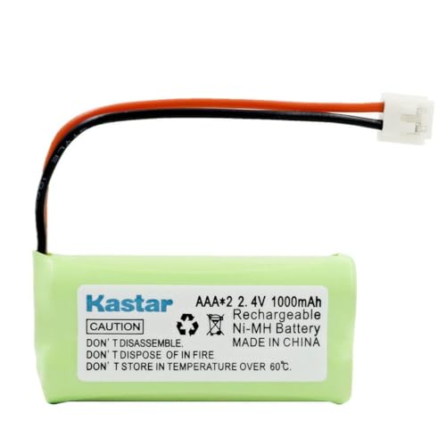 Kastar 10-PACK AAAX2 2.4V EH 1000mAh Ni-MH Rechargeable Battery for BT184342 BT284342 BT18433 BT28433 BT1011 BT-1022 BT-1031 Vtech CS6229 DS6301 Uniden Wxi3077 ECT4066 DECT4096 Motorola Cordless phone