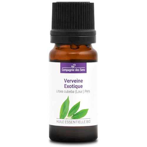 VERVEINE EXOTIQUE (Litsea cubeba) BIO - 10mL - Huile Essentielle de Qualité Premium - 100% Pure,...