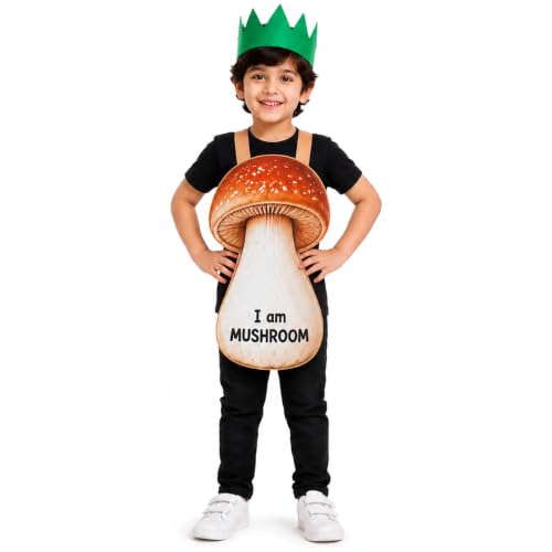 Image of Raj Costume Kids Fruit & Vegetable Fancy Dress Costume | Soft Felt Fruit and Vegetable Cutout Costume for Boys & Girls | School Annual Function
