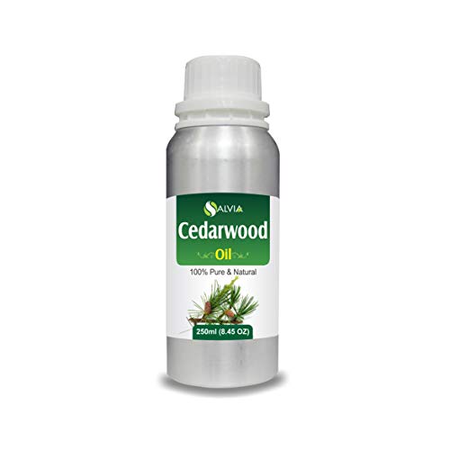 Image of Salvia Cedar Wood Oil with Dropper 100% Natural Pure Undiluted Uncut Essential Oil 250 Ml
