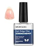 MOROVAN NAGELVERSTÄRKER: NAIL CARE RIDGE FILLING STRENGTHENER NAIL HARDENER CLEAR NAIL VARNISH NAIL STRENGTHENER FÜR BESCHÄDIGTE NÄGEL SMOOTHING BASE COAT 15ML