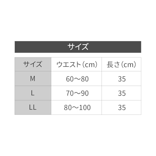 BSファイン “着る岩盤浴” プレミアムウエストウォーマー BN2211 の商品画像 7