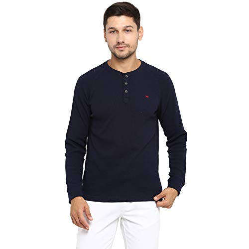 Image of Red Tape Men's Solid Regular Fit T-Shirt