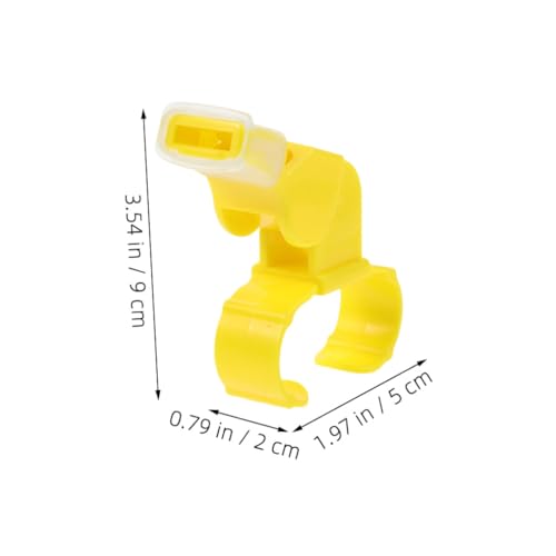 Silbato de emergencia dual para deportes con clip para dedo miniatura 2