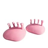 2 piezas de equipo de entrenamiento de arco, equipo de ejercicio con función de suela de pierna y pie, accesorios de entrenamiento de arco de cadera (rosa)