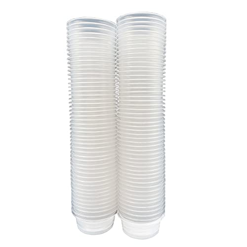 QIHYCUF 100 pcs Small Gecko Food and Water Cups Plastic Reptile Feeding Bowls Ledge Accessories for Crested Gecko… - Image 8