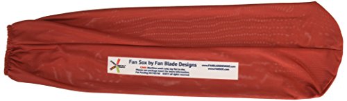 Red Ceiling Fan Blade Covers, 5 Piece