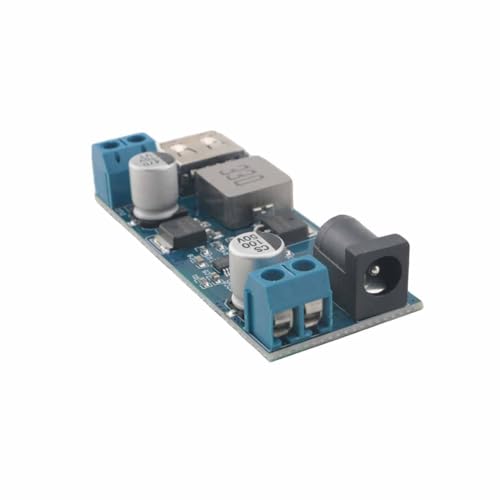 Módulo de alimentación CC reductor de 5A con chip de carga rápida USB 3
