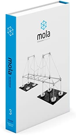 Mola Structural Kit 3 | Magnetic Modular Kit for Engineering and Architecture Education | 205 Pieces + Practical Guide