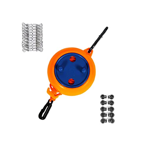 Rtuopk ���������[�v �g�їp ���󃍁[�v �L�k�� ���[�\ ���߉\ �t�b�N�t�� �ϋv�� �y�� �A�E�g�h�A �L�����v ���s �o�b�N�p�b�N ���� ���O�ɓK�p, �I�����W 10m �N���b�v�t